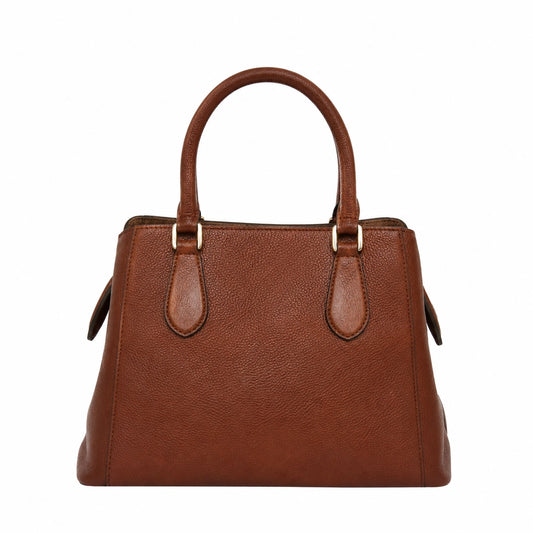 Opelcarry Brown Faux Leather Handbag