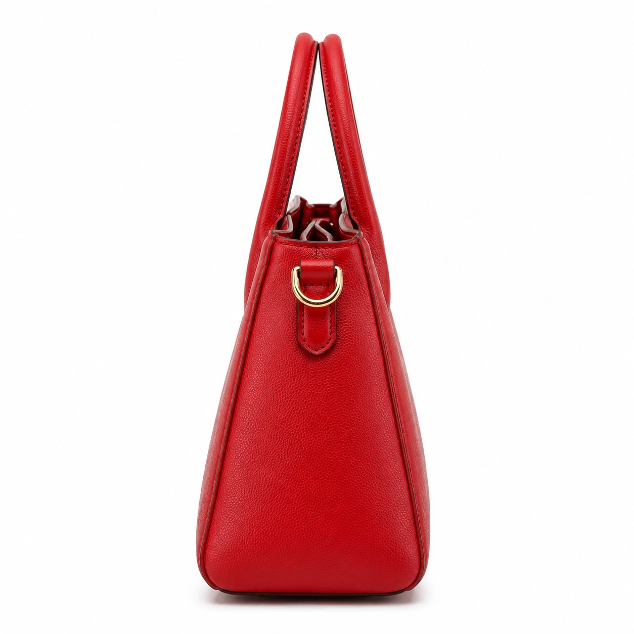 Opelcarry Red Faux Leather Handbag