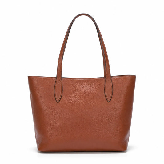 Opelcarry Brown Faux Leather Crossbody Bag