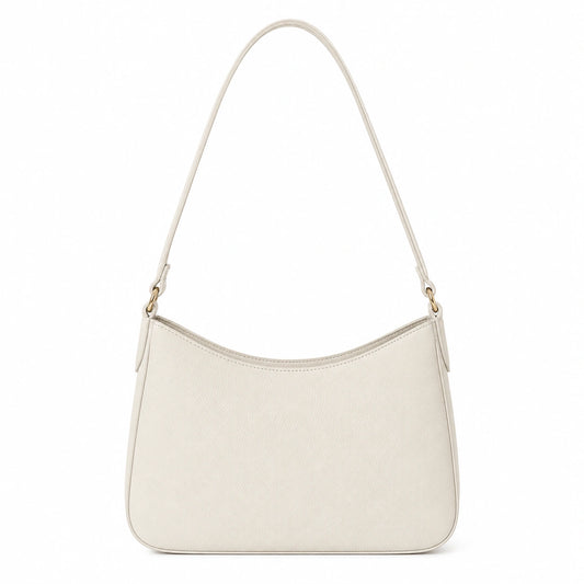 Opelcarry Beige Faux Leather Shoulder Bag