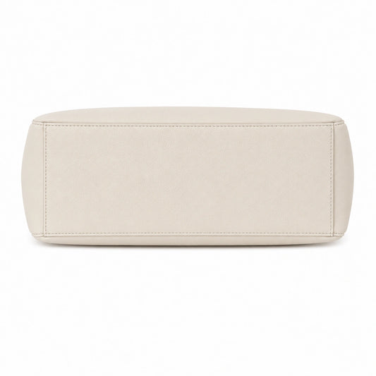 Opelcarry Beige Faux Leather Shoulder Bag