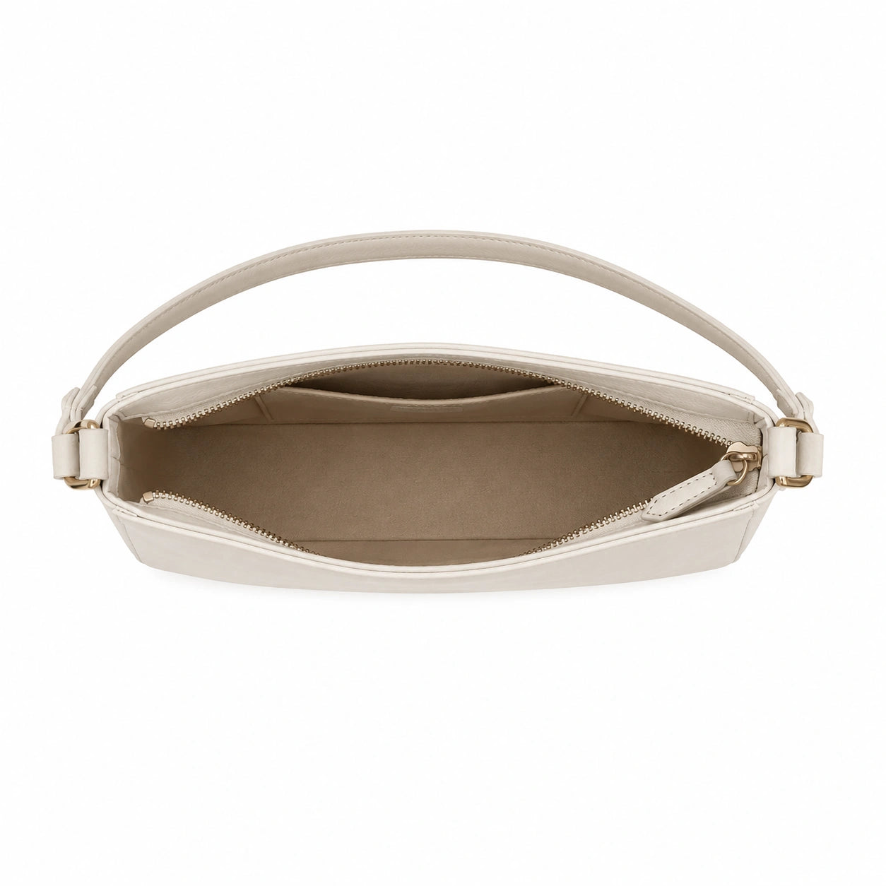Opelcarry Beige Faux Leather Shoulder Bag