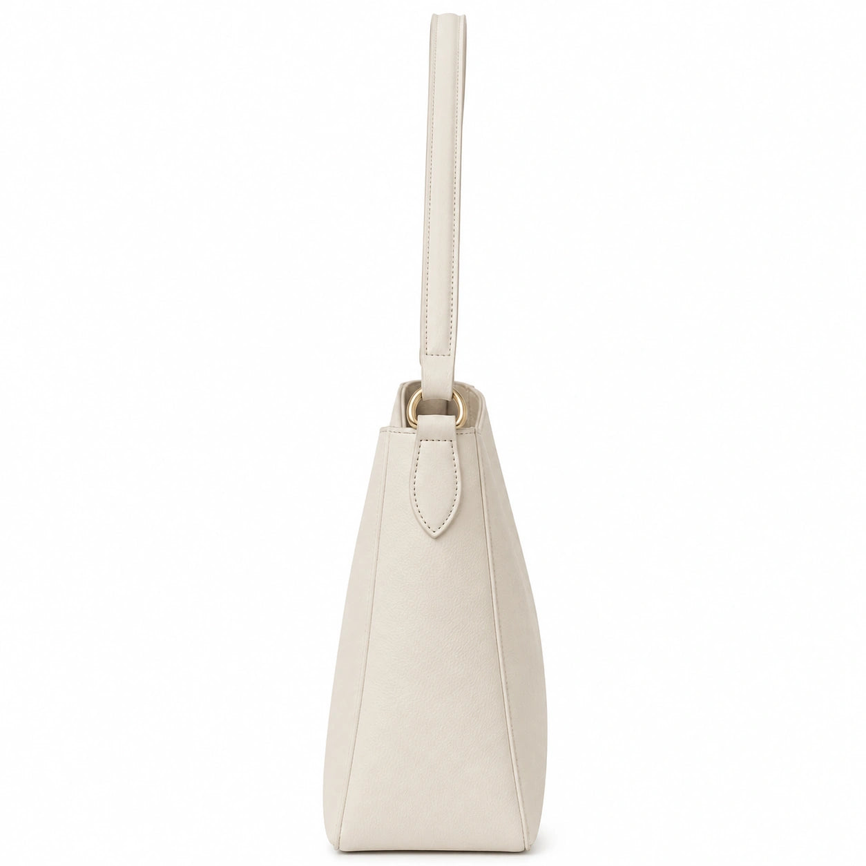 Opelcarry Beige Faux Leather Shoulder Bag