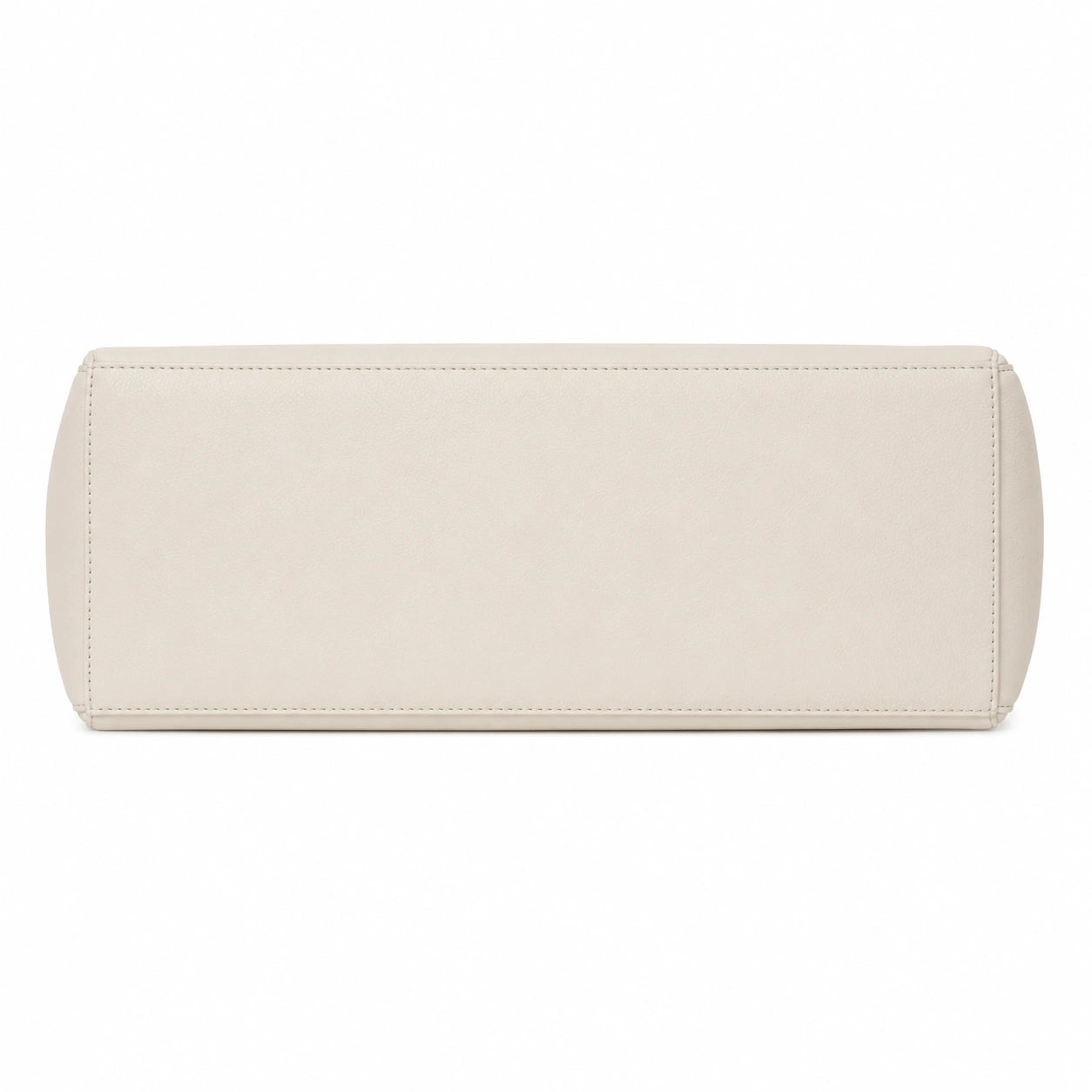 Opelcarry Beige Faux Leather Tote Bag